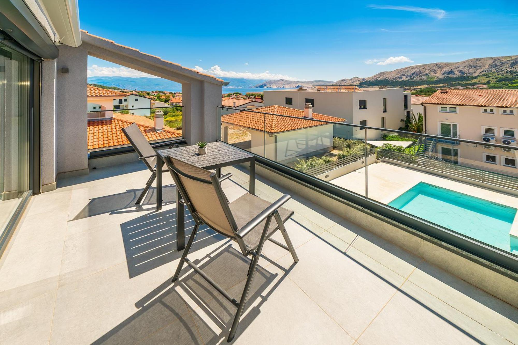 Poolside Apartments Anabella バスカ エクステリア 写真